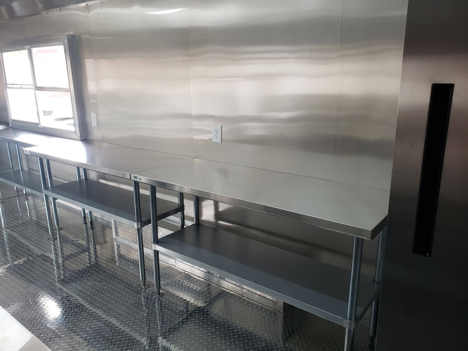 8.5′ x 20′ Orange And Black Food Catering Concession Trailer With Appliances — photo 8