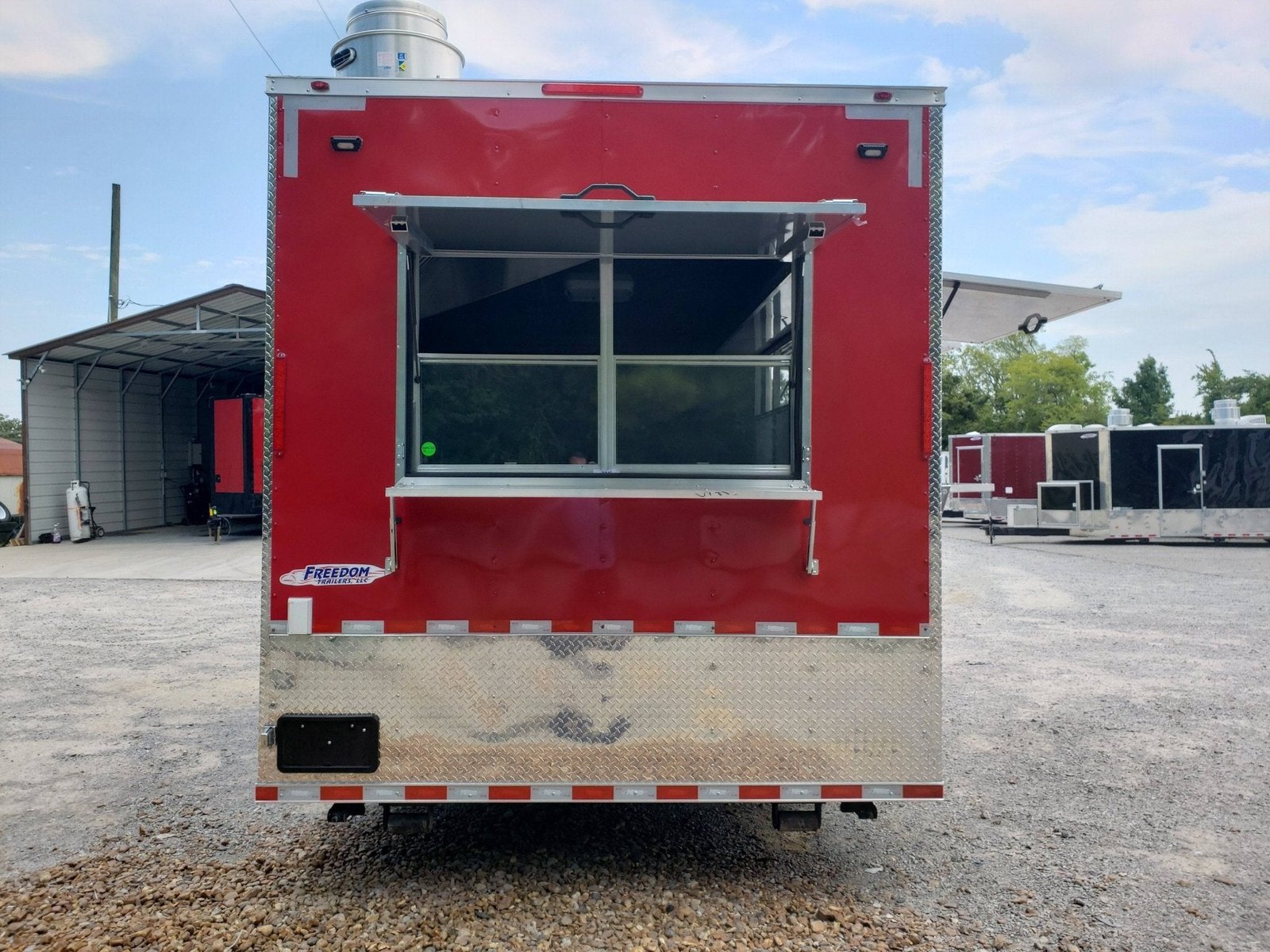 8.5′ x 28′ Victory Red Kettle Corn and Cotton Candy Concession Trailer — photo 6