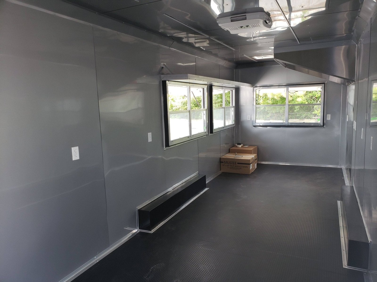 8.5′ x 28′ Victory Red Kettle Corn and Cotton Candy Concession Trailer — photo 2