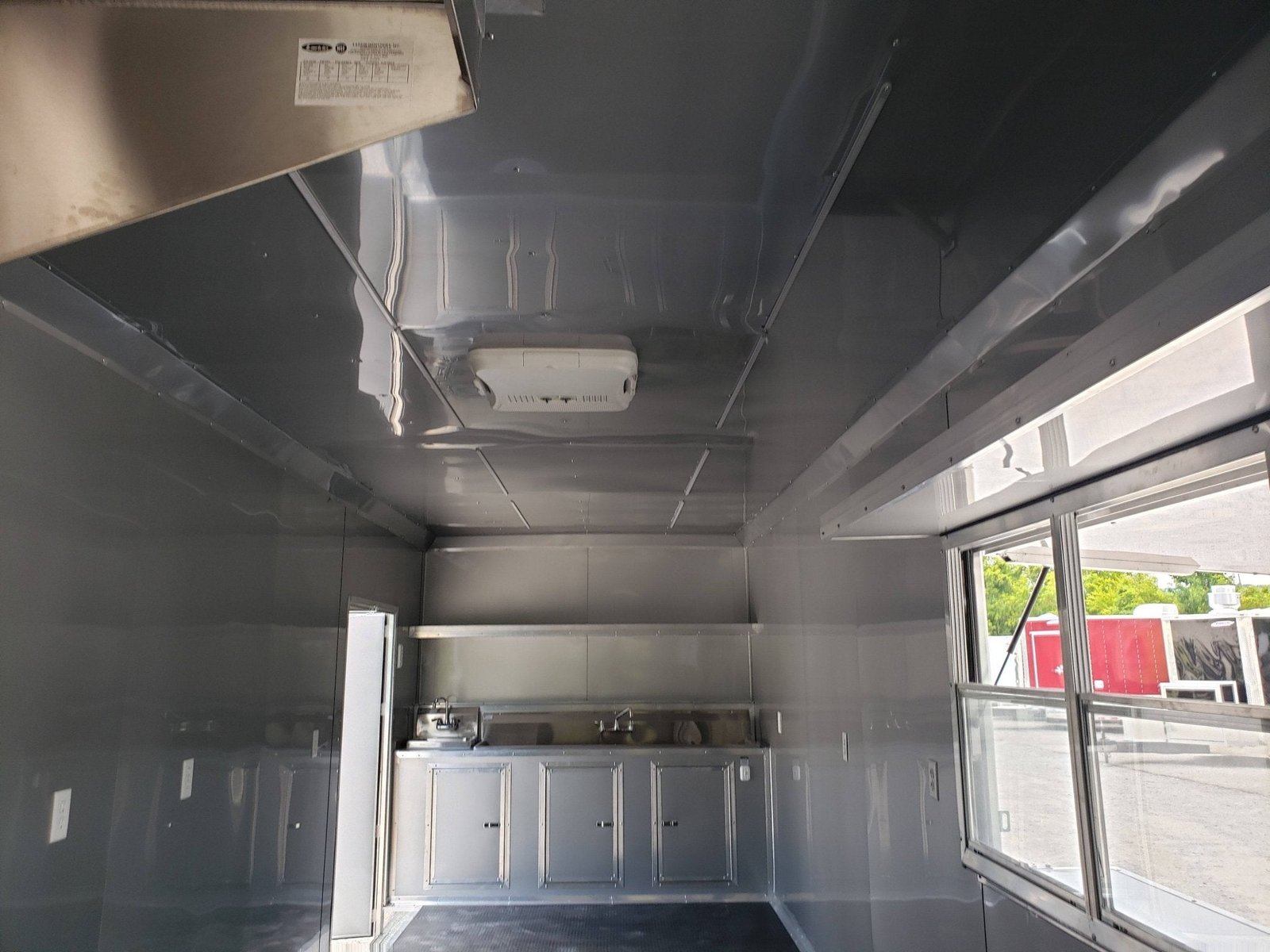 8.5′ x 28′ Victory Red Kettle Corn and Cotton Candy Concession Trailer — photo 14