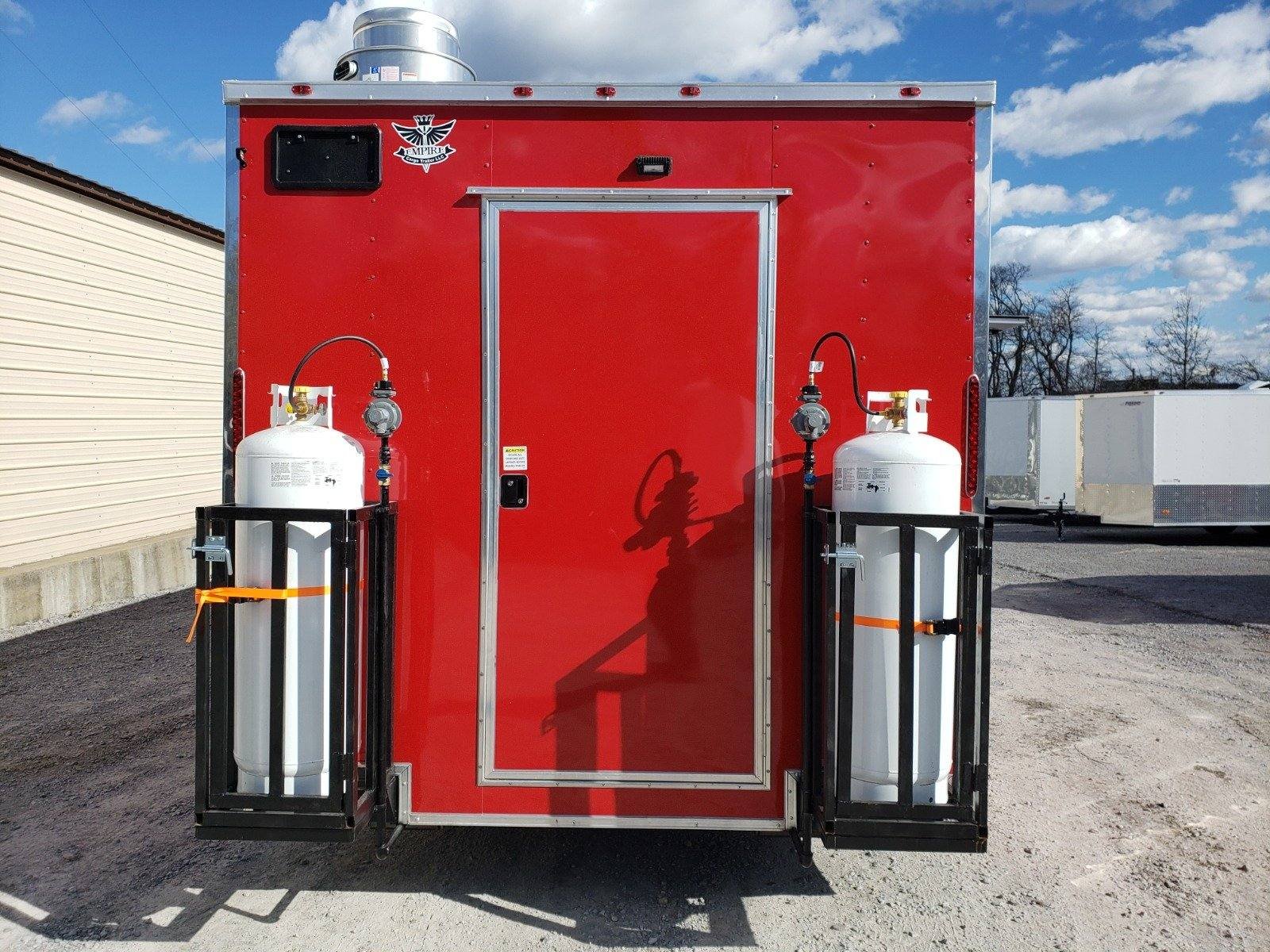 Concession Trailer 8.5′ X 21′ Victory Red Food Event Catering — photo 4