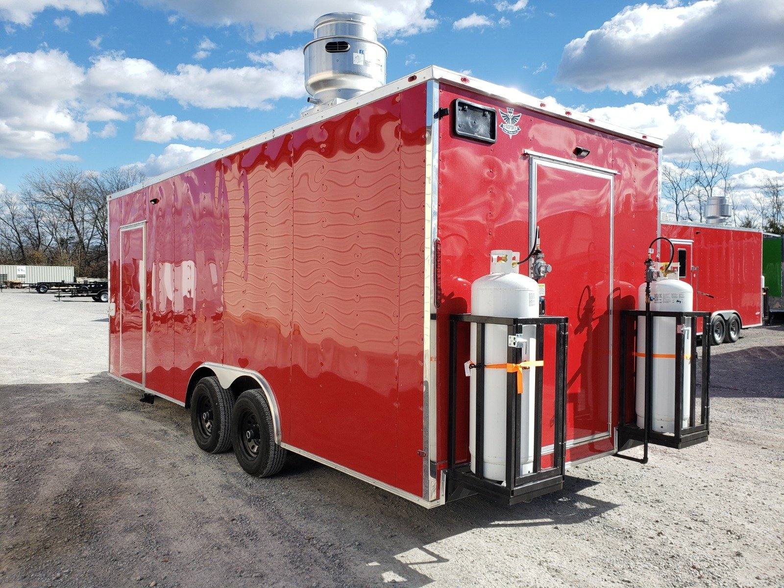 Concession Trailer 8.5′ X 21′ Victory Red Food Event Catering — photo 5