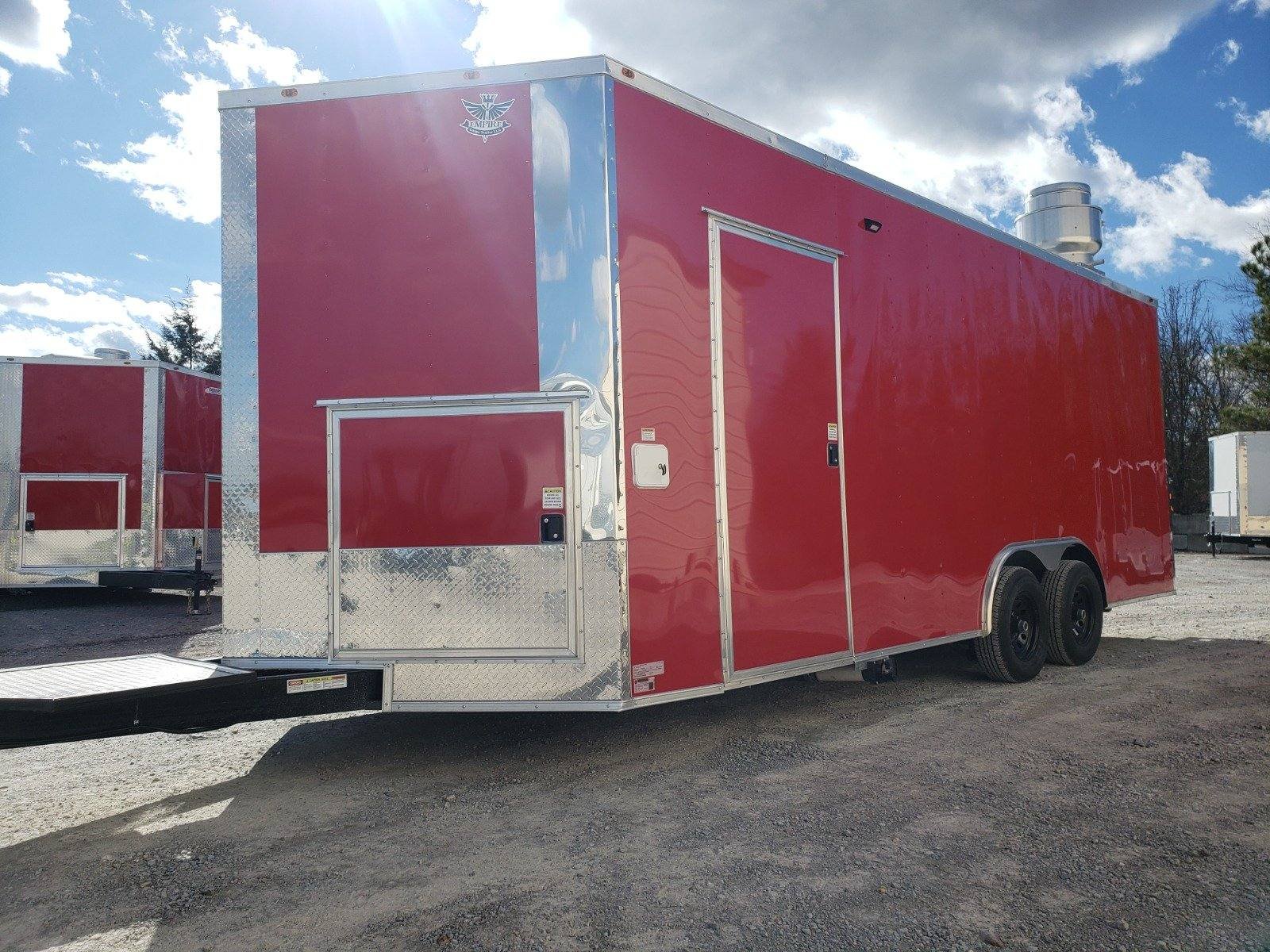 Concession Trailer 8.5′ X 21′ Victory Red Food Event Catering — photo 7
