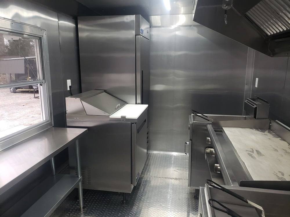 Concession Trailer 8.5′ X 16′ Black Food Event Catering — photo 14