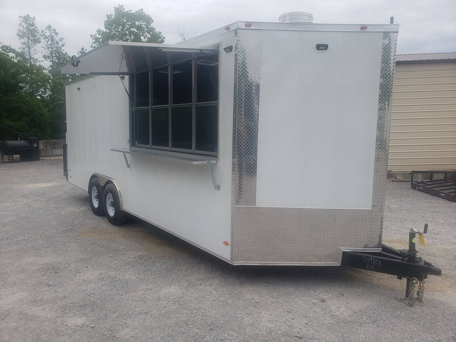 8.5′ x 22′ White Concession Food Trailer — photo 4