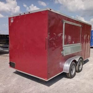 7 x 16 brandy wine trailer with side concession window - view 14