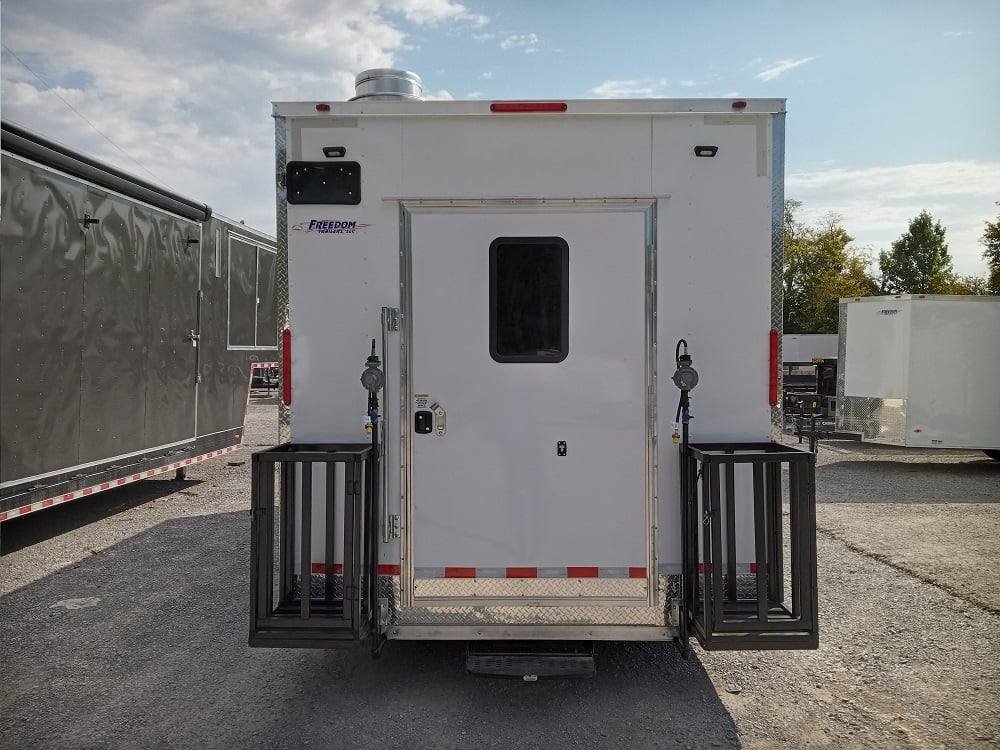 8.5′ x 22′ White V-Nose Event Concession Trailer with Appliances — photo 8