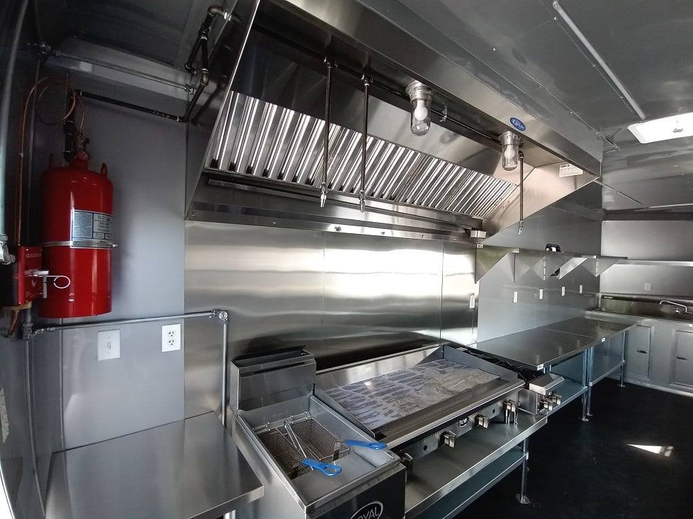 8.5′ x 22′ White V-Nose Event Concession Trailer with Appliances — photo 15