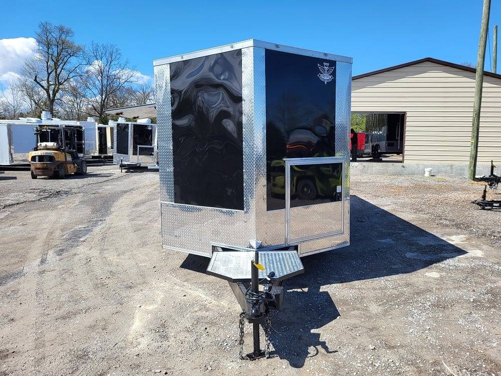 Concession Trailer 8.5′ X 22′ Black BBQ Food Event Catering — photo 2