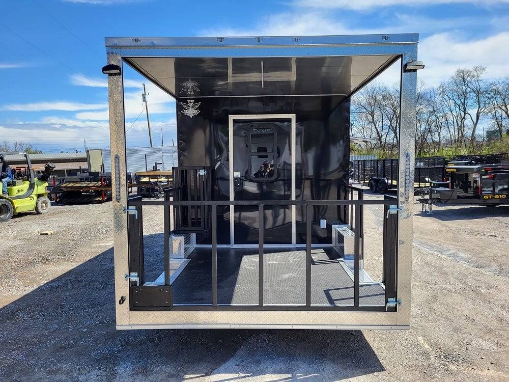 Concession Trailer 8.5′ X 22′ Black BBQ Food Event Catering — photo 6
