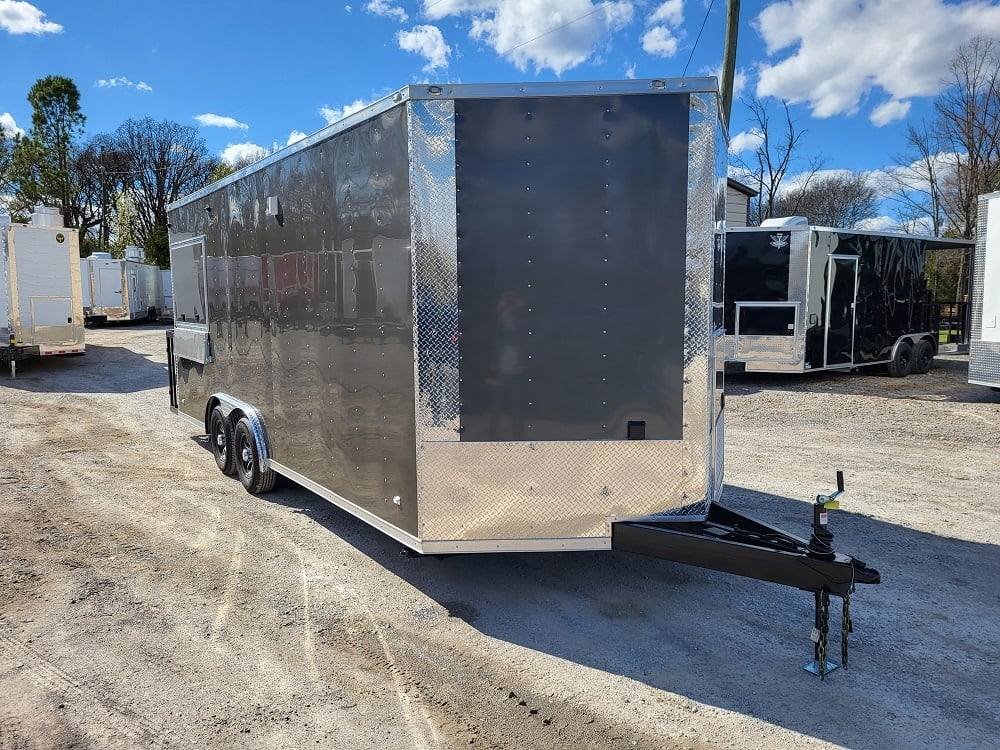 Concession Trailer 8.5′ X 20′ Charcoal Grey Food Event Catering — photo 10