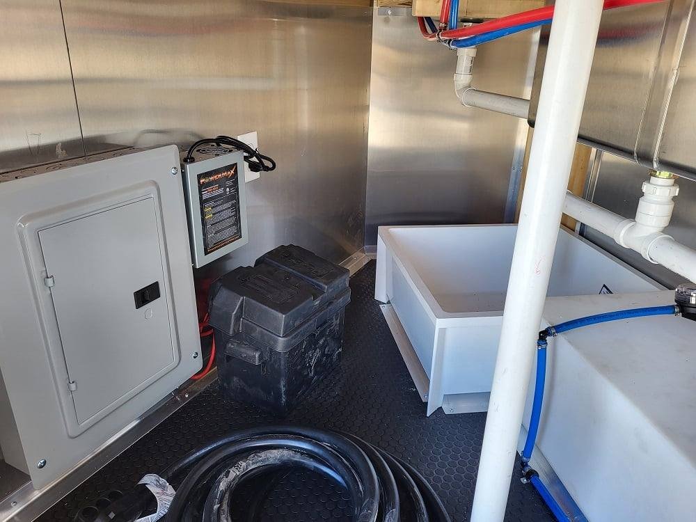 Concession Trailer 8.5′ X 20′ Charcoal Grey Food Event Catering — photo 13