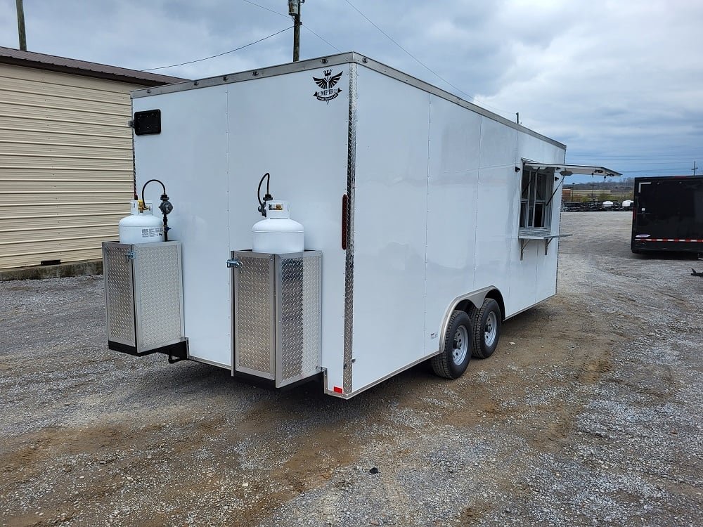 Concession Trailer 8.5′ X 20′ White Food Event Catering — photo 15