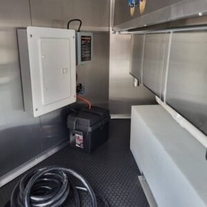 8.5 x 22 Elite Concession Trailer with LED lighting and rear porch - view 7