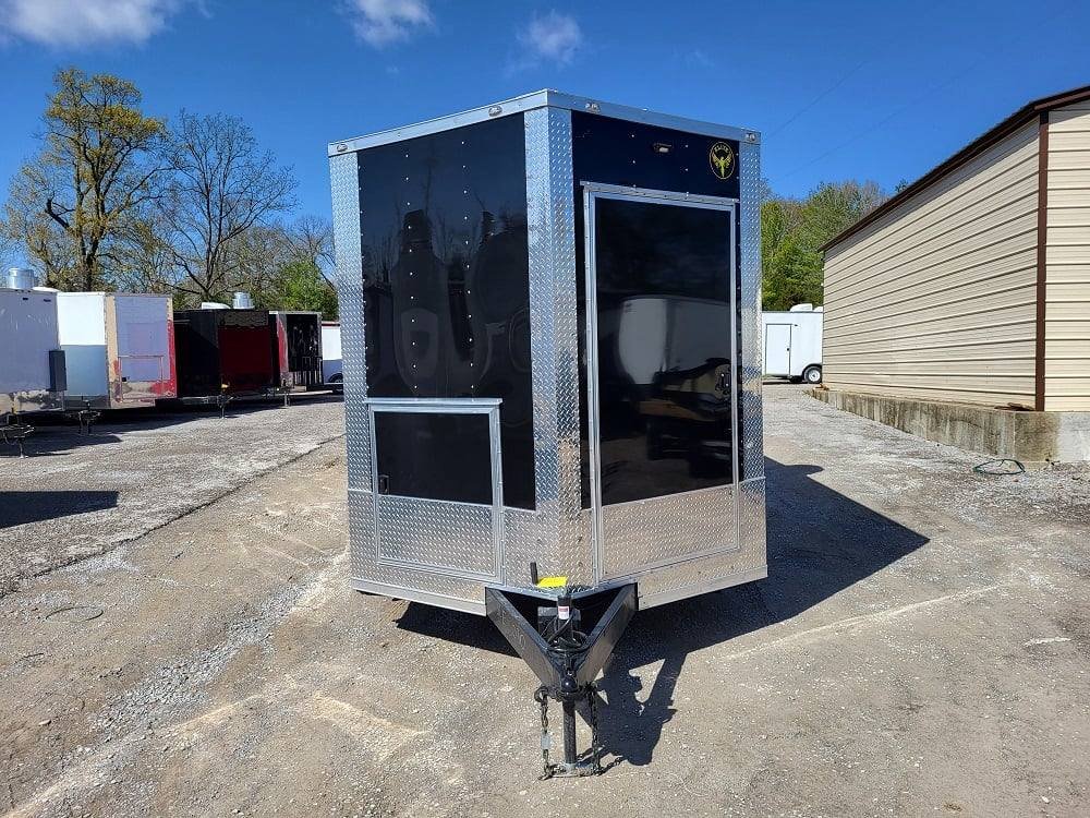Concession Trailer 8.5′ X 18′ Black Food Event Catering — photo 2