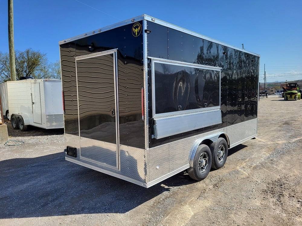 Concession Trailer 8.5′ X 18′ Black Food Event Catering — photo 8