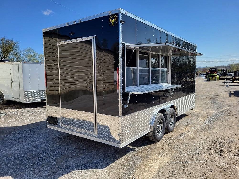 Concession Trailer 8.5′ X 18′ Black Food Event Catering — photo 13