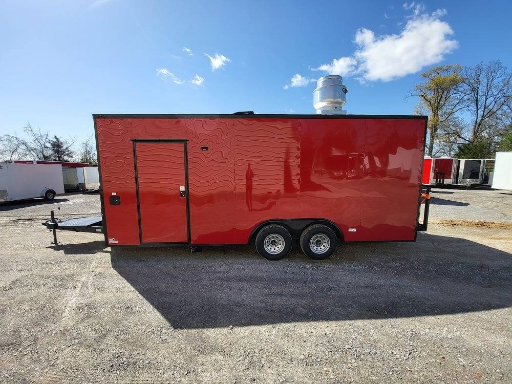 Concession Trailer 8.5′ X 20′ Red Food Event Catering — photo 4