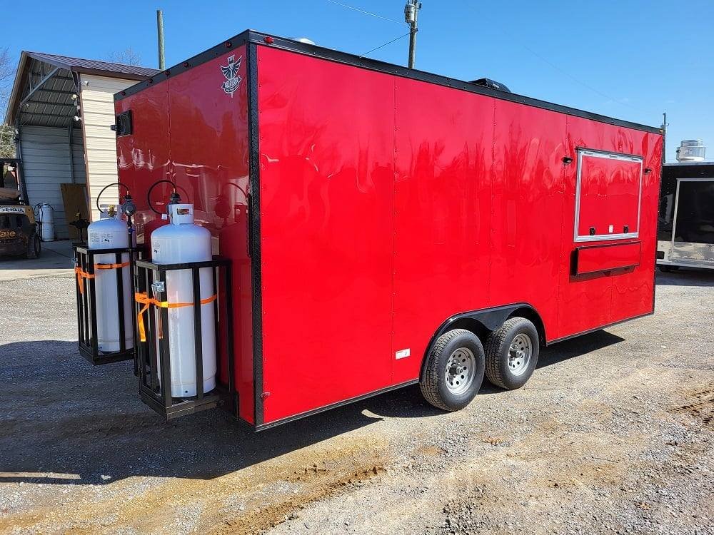 Concession Trailer 8.5′ X 20′ Red Food Event Catering — photo 8