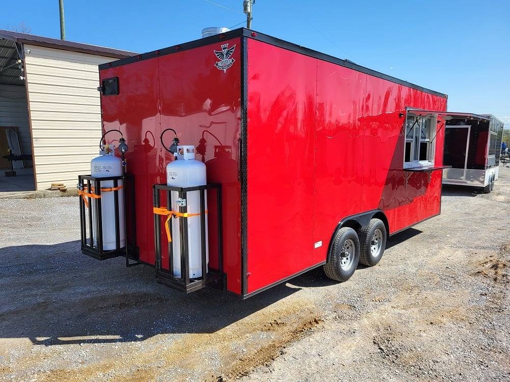 Concession Trailer 8.5′ X 20′ Red Food Event Catering — photo 11