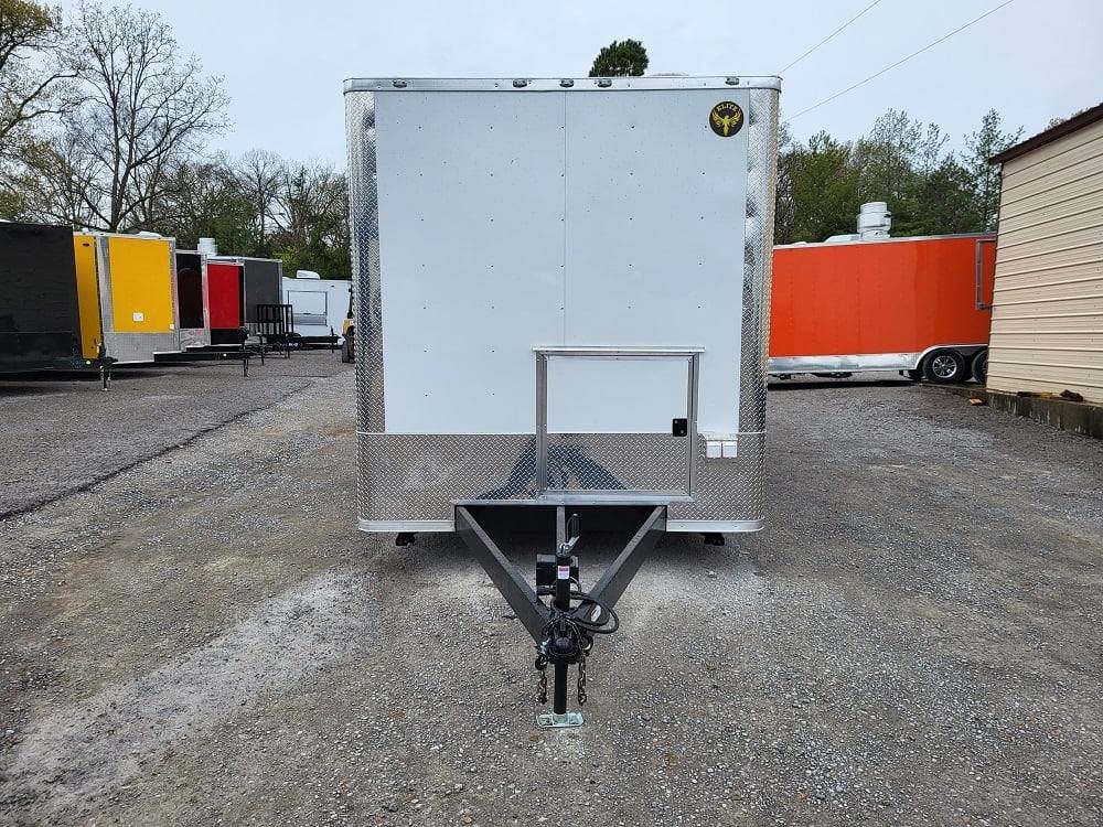 Concession Trailer 8.5′ X 18′ White Food Event Catering — photo 2