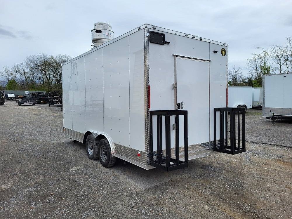 Concession Trailer 8.5′ X 18′ White Food Event Catering — photo 6