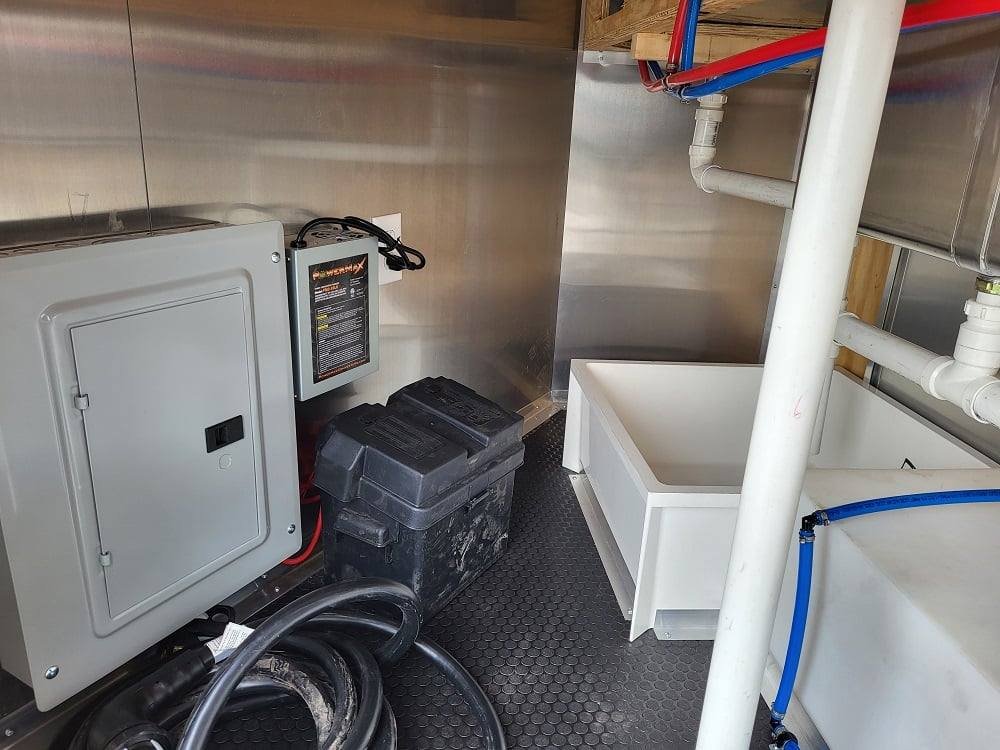 Concession Trailer 8.5′ X 20′ Charcoal Grey Food Event Catering — photo 10