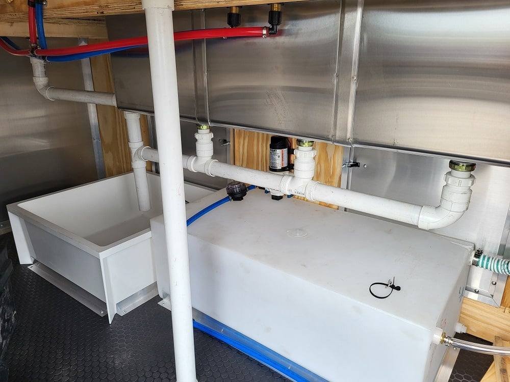 Concession Trailer 8.5′ X 20′ Charcoal Grey Food Event Catering — photo 11