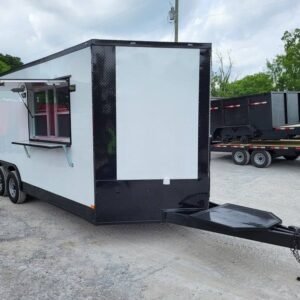 8.5' x 20' Concession Food Trailer Blackout Event Catering Elite