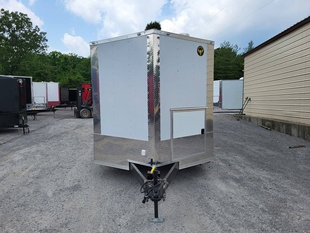 Concession Trailer 8.5′ X 24′ White Food Event Catering — photo 2