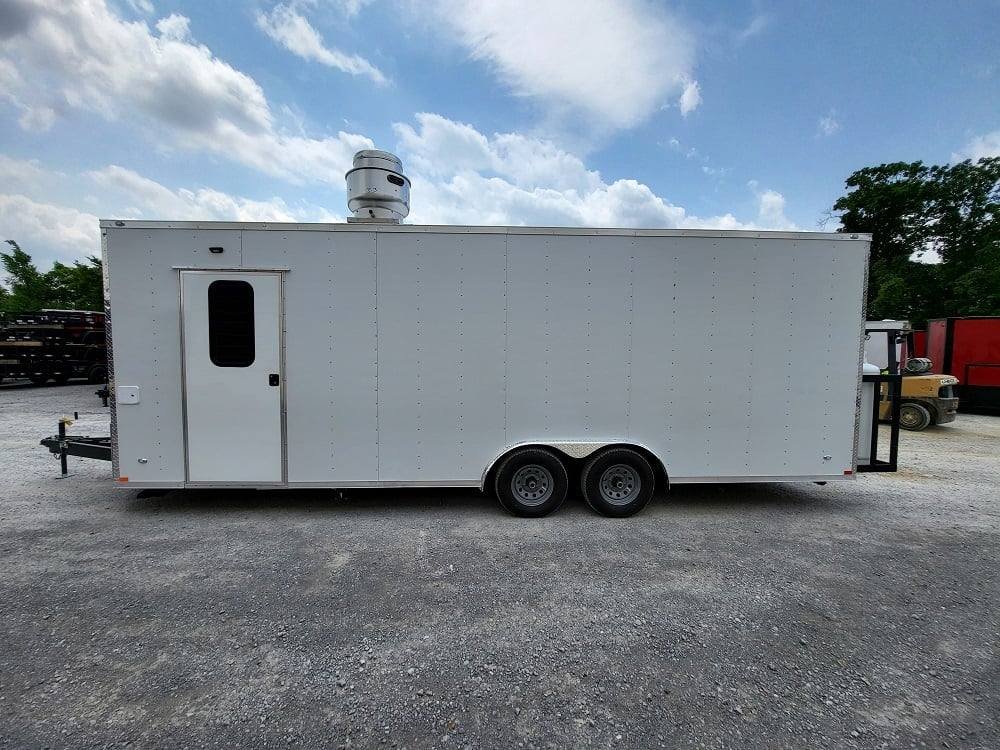 Concession Trailer 8.5′ X 24′ White Food Event Catering — photo 6