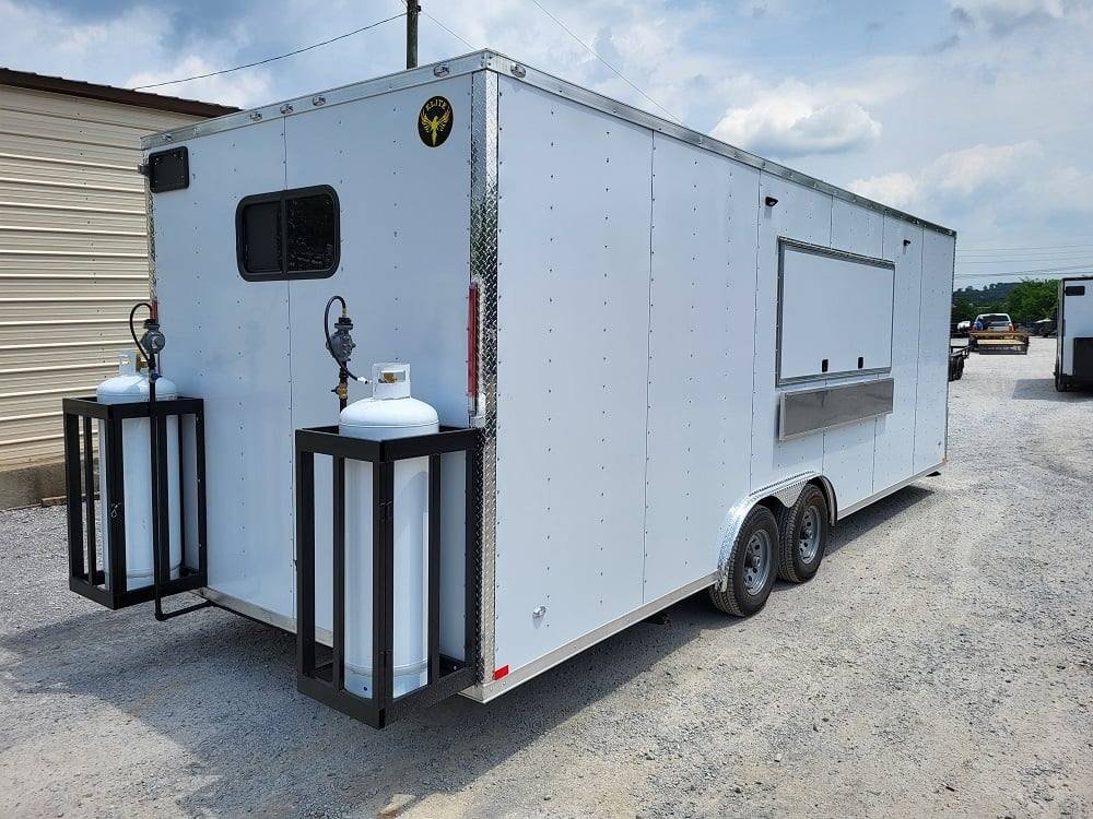 Concession Trailer 8.5′ X 24′ White Food Event Catering — photo 10