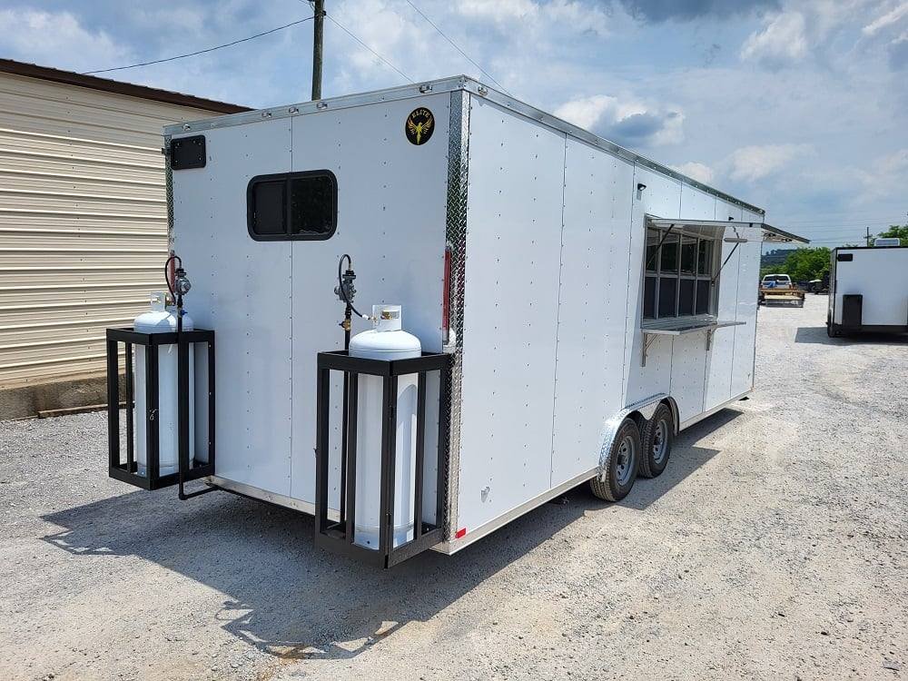 Concession Trailer 8.5′ X 24′ White Food Event Catering — photo 13