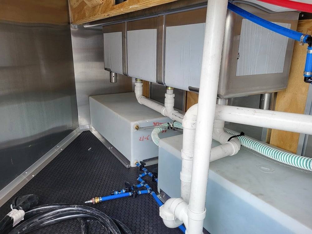 Concession Trailer 8.5′ X 16′ Charcoal Grey Food Event Catering — photo 5