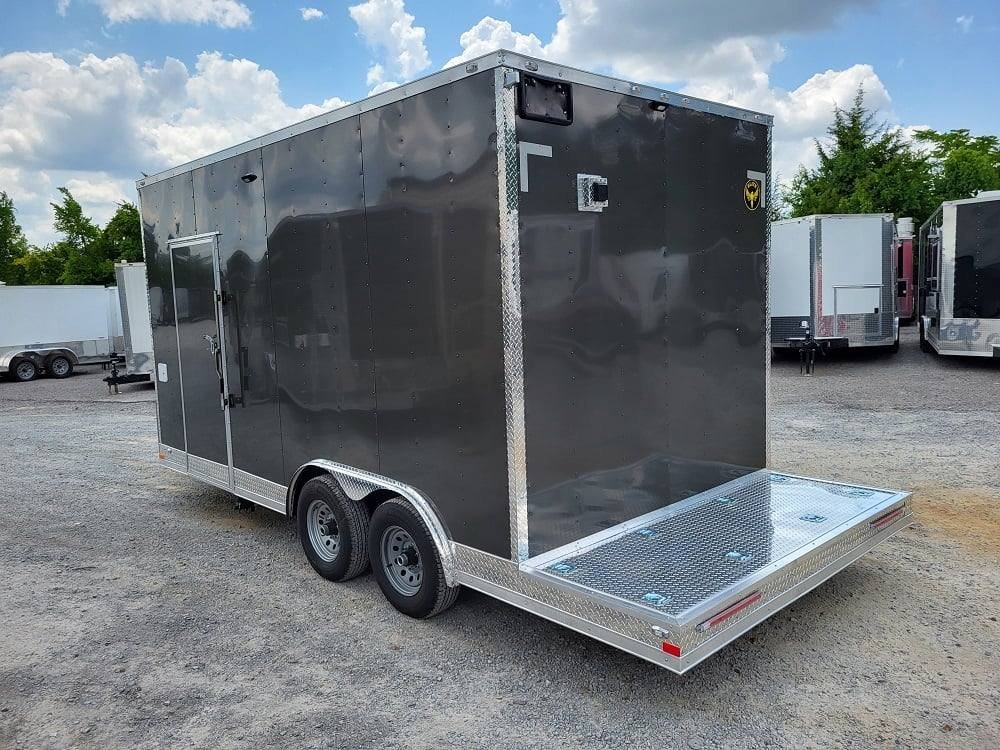Concession Trailer 8.5′ X 16′ Charcoal Grey Food Event Catering — photo 10