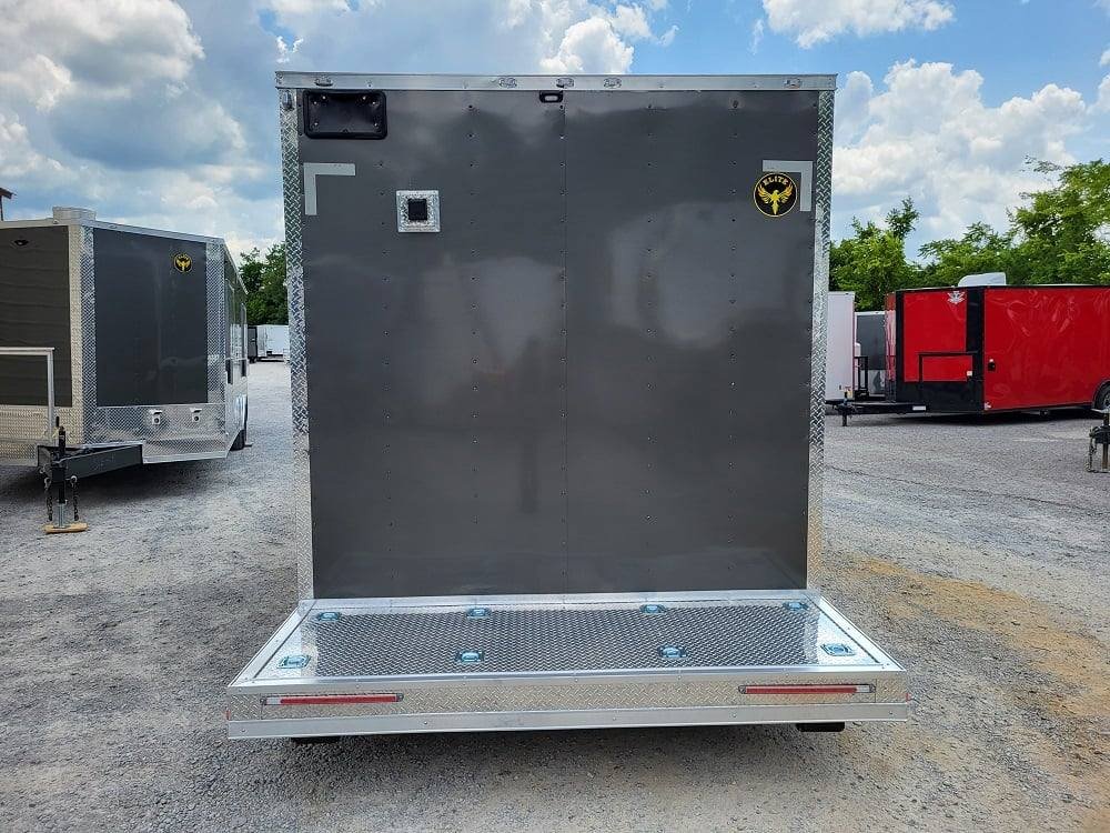 Concession Trailer 8.5′ X 16′ Charcoal Grey Food Event Catering — photo 12