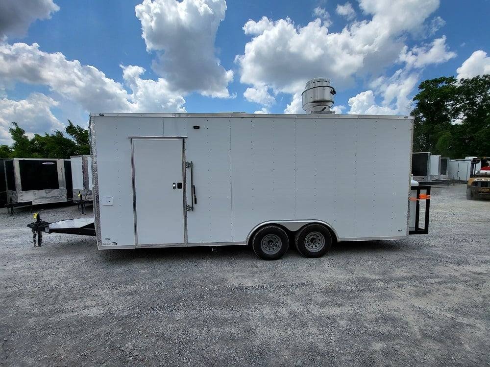 Concession Trailer 8.5′ X 20′ White Event Catering Food — photo 4