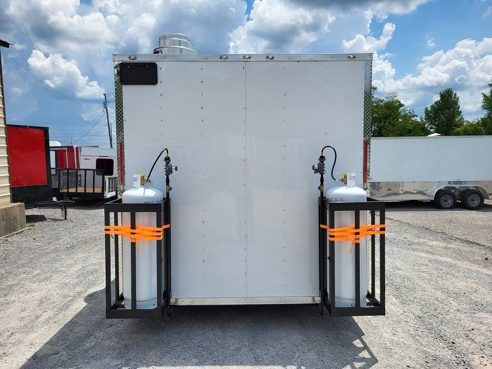 Concession Trailer 8.5′ X 20′ White Event Catering Food — photo 8