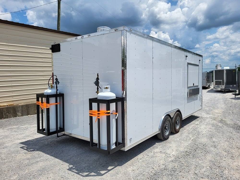 Concession Trailer 8.5′ X 20′ White Event Catering Food — photo 9