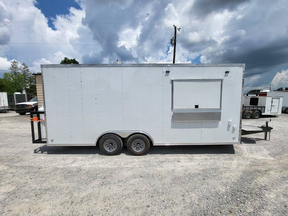 Concession Trailer 8.5′ X 20′ White Event Catering Food — photo 10