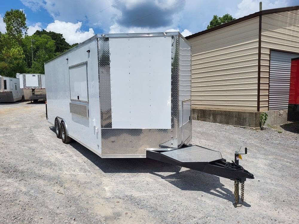 Concession Trailer 8.5′ X 20′ White Event Catering Food — photo 11