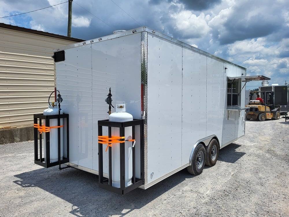 Concession Trailer 8.5′ X 20′ White Event Catering Food — photo 13