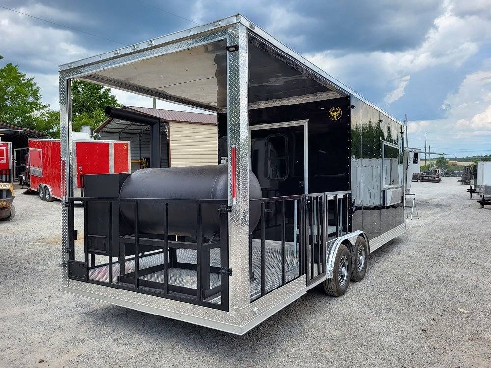 Concession Trailer 8.5′ X 24′ Black Food BBQ Event Catering — photo 13