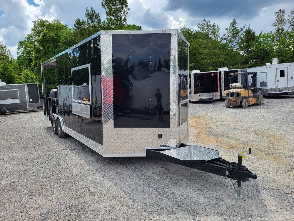 Concession Trailer 8.5′ X 24′ Black Food BBQ Event Catering — photo 15