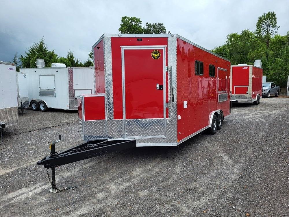 Concession Trailer 8.5′ X 20′ Red Food Catering Event — photo 2