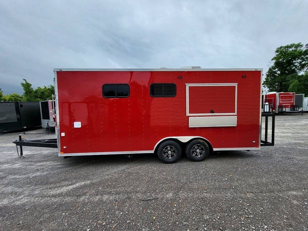 Concession Trailer 8.5′ X 20′ Red Food Catering Event — photo 6