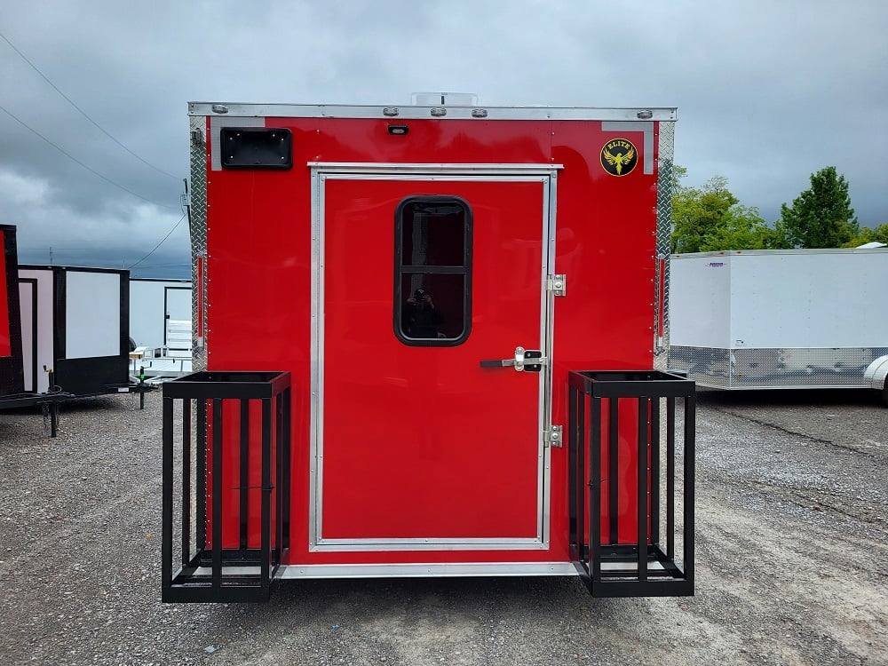 Concession Trailer 8.5′ X 20′ Red Food Catering Event — photo 8
