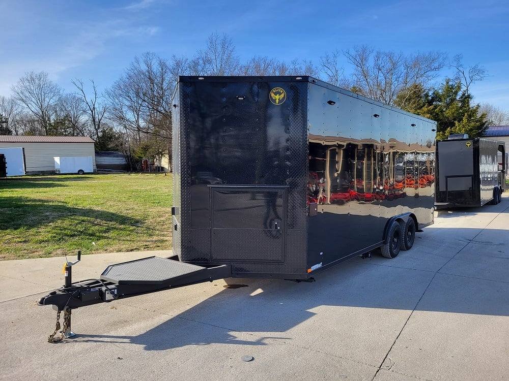 Concession Trailer 8.5′ X 20′ Black Food Event Catering Vending — photo 6