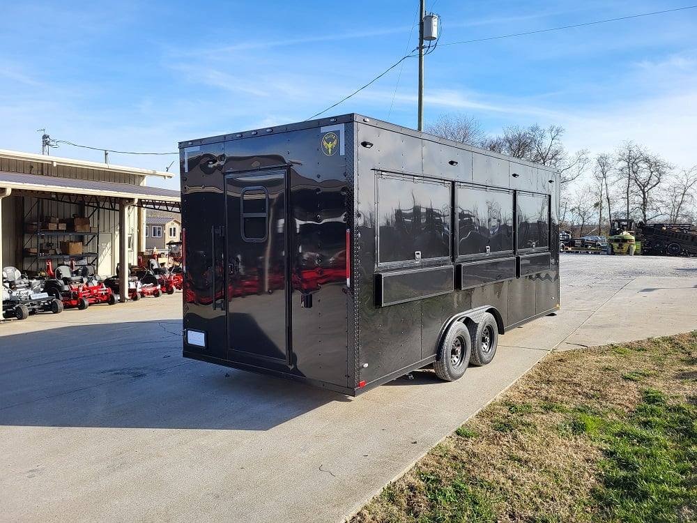 Concession Trailer 8.5′ X 20′ Black Food Event Catering Vending — photo 11