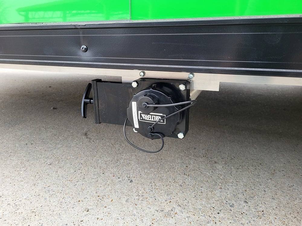 8.5×12 Elite Lime Green Concession Food Trailer with Blackout Package — photo 12
